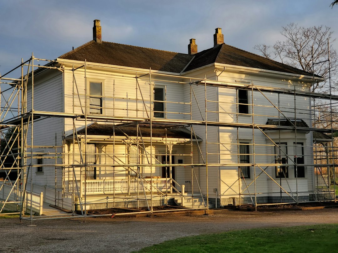 Photo historic house reconstruction
